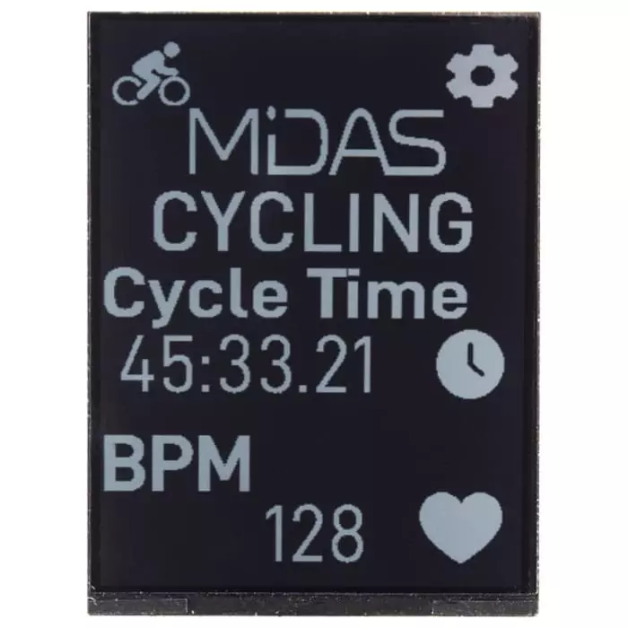 Midas Reflective TFT LCD Module 10.66 cm (4.2 inch) 300x400 Pixels, MDTR0420A-SPI