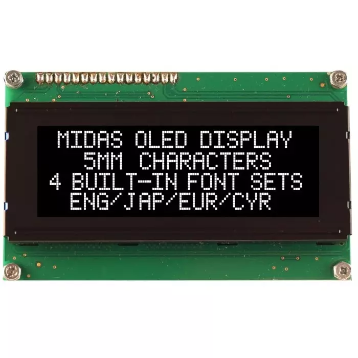 Midas OLED Display White COB Parallel Interface, MCOB42005A1V-EWP
