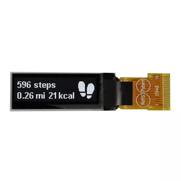 Midas Passive Matrix OLED Display 2.31 cm (0.91 inch) 128x32 Pixels, MDOG128032C2V-WS