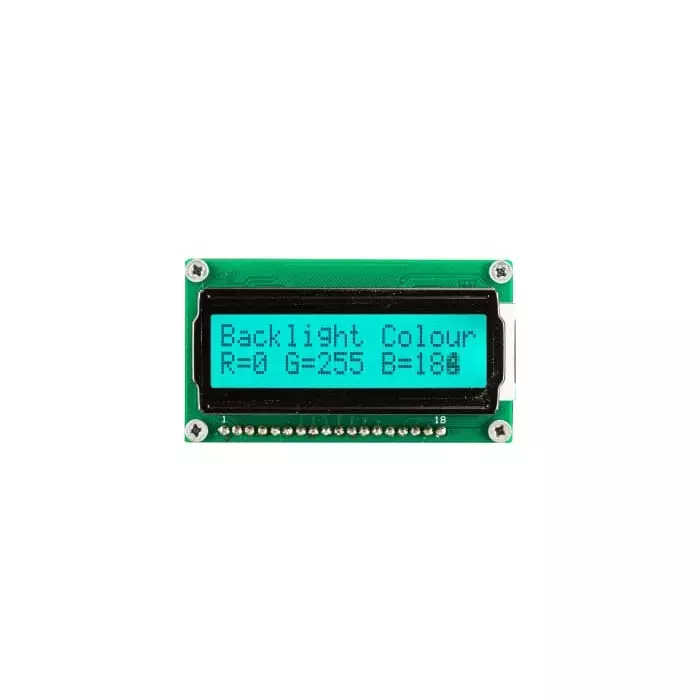 Midas LCD Display 2 Rows by 8 Characters, MD21605H6W-FPTLRGB