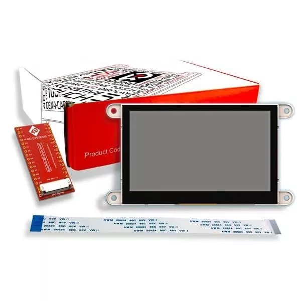 4D Systems TFT-LCD Display 480x272 Pixels, gen4-FT813-43CTP