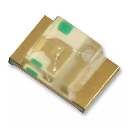 KINGBRIGHT LED, 2 mm, Green, 350Mcd, 525Nm, KPT-2012ZGCK (Pack of 5)