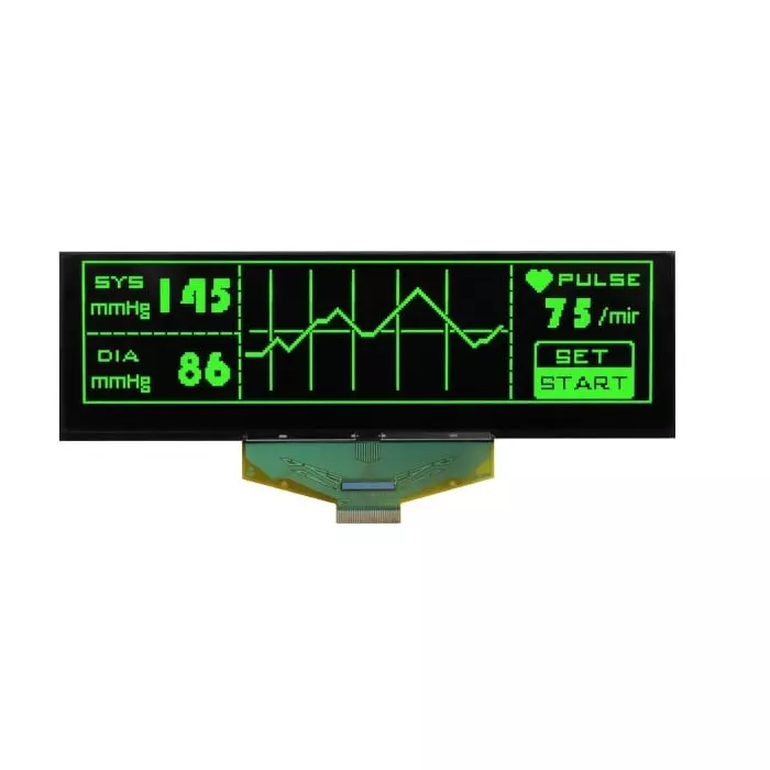 Midas Passive Matrix OLED Display 13.97 cm (5.5 inch) 256x64 Pixels, MCOT256064CY-GM