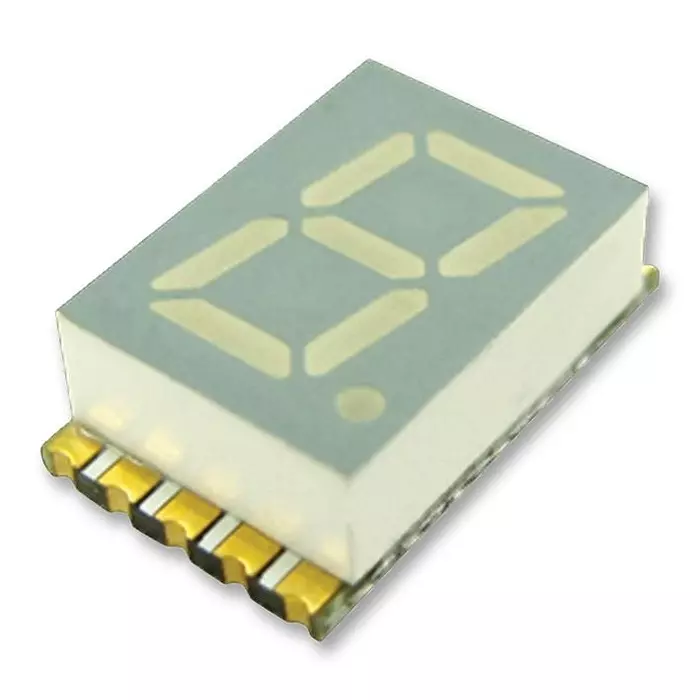 KINGBRIGHT Display, Seven Segment, 7.62 mm, Green, KCSA03-123