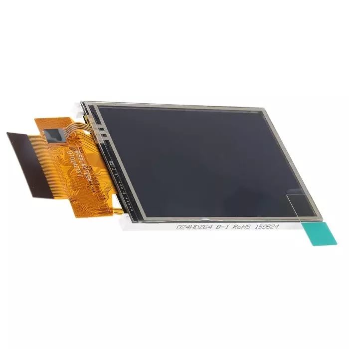 Displaytech TFT LCD Colour Display / Touch Screen 2.4in QVGA 240x320pixels, DT024CTFT-TS (Pack of 150)