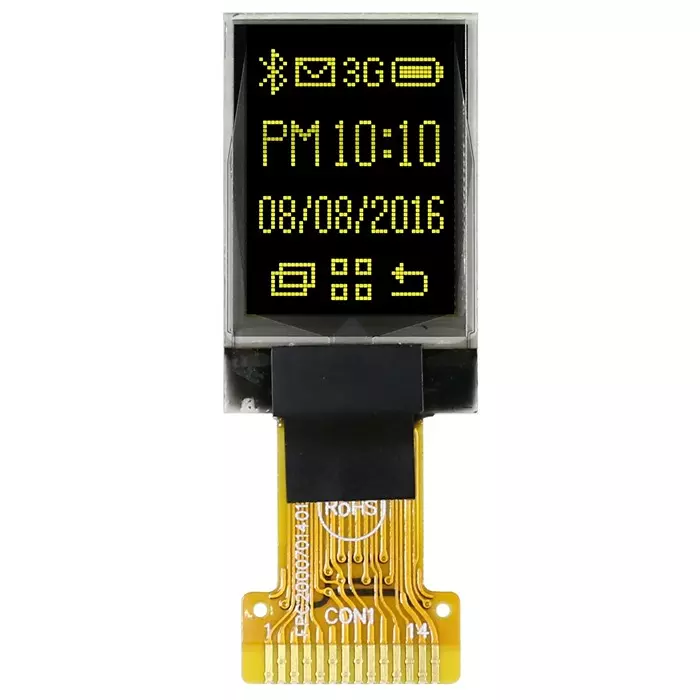 Midas Passive Matrix OLED Display 1.80 cm (0.71 inch) 48x64 Pixels, MCOT048064A1V-YI