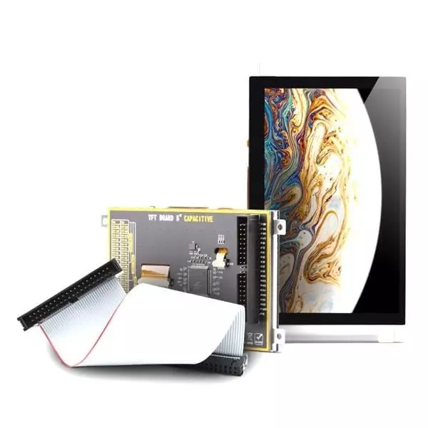 MIKROELEKTRONIKA TFT-LCD Display 800x480 Pixels, MIKROE-3859