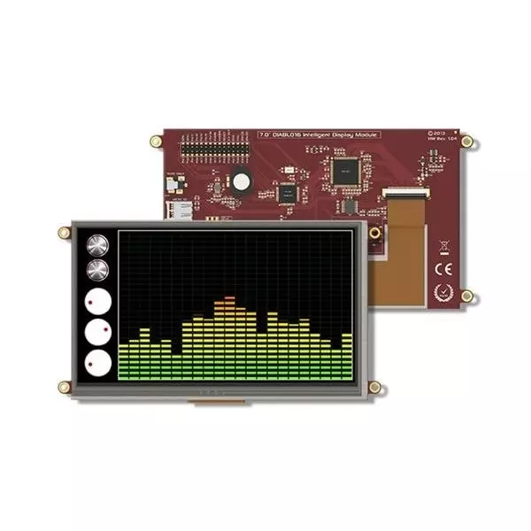 4D Systems TFT-LCD Display 800x480 Pixels, uLCD-70DT-AR