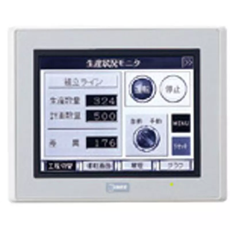 IDEC Hg2G Display 5.7 Inch Monochrome Lcd Touch switch resolution / analog Silver, HG2G-5TN22TF-S