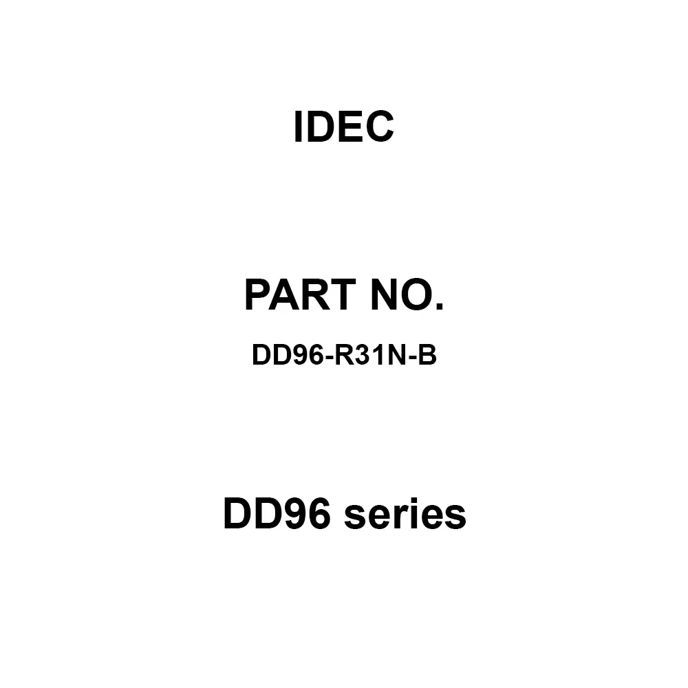 IDEC DD96 Series DC24 V±10%Bo (Blanking Output), DD96-R31N-B