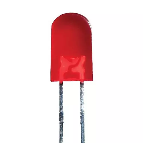 KINGBRIGHT LED, 5 mm, Red, 40Mcd, 617Nm, L-1503ID (Pack of 5)