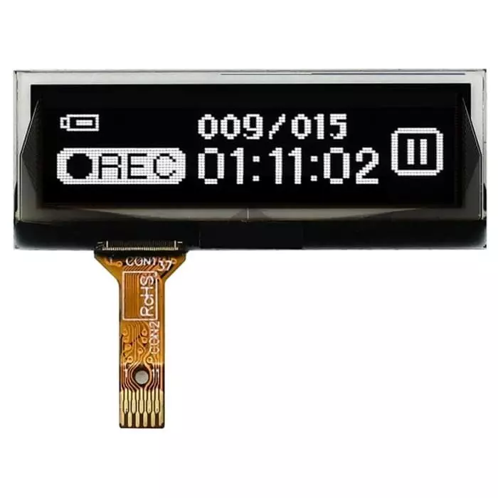 Midas OLED Display 3.30 cm (1.3 inch) 128x40 Pixels, MDOG128040AV-WM