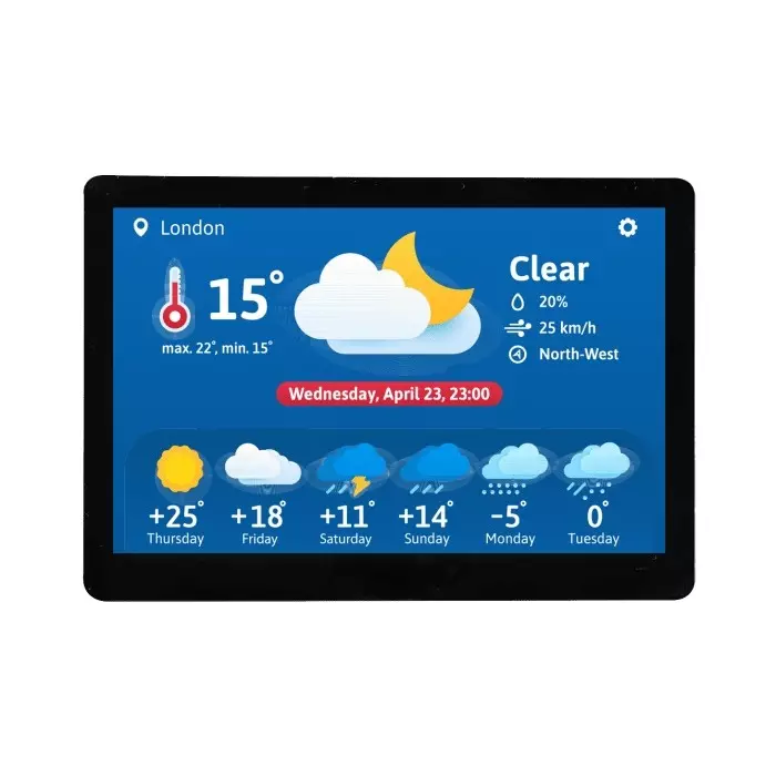 Midas TFT LCD Colour Display 10.16 cm (4 inch) 1920x1080 Pixels, MDT0400GIHC-LVDS