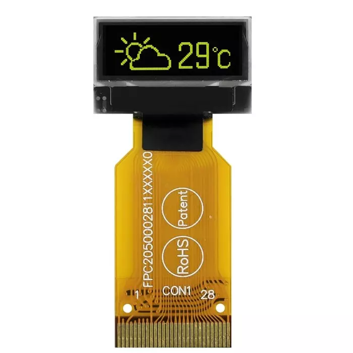 Midas Passive Matrix OLED Display 1.72 cm (0.68 inch) 96x32 Pixels, MDOT096032AV-YM