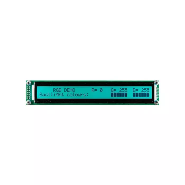 Midas LCD Display 2 Rows by 40 Characters, MD24005A6W-FPTLRGB