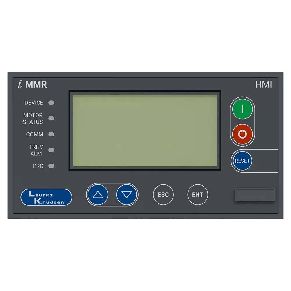 L&T (Lauritz Knudsen) iMMR Display Unit Without Cable DIN Rail Mounting Dark Grey Color Plastic Body, CS91253OOOO