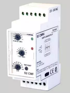 Minilec S2 CMR4 300mA Rectangular Type Earth Fault Relay 220X50 mm
