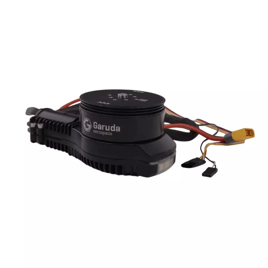 Garuda Aerospace X-6 Motor CCW Counter Clockwise Rotation Carbon Fiber Body Black Color for Agricultural Drones