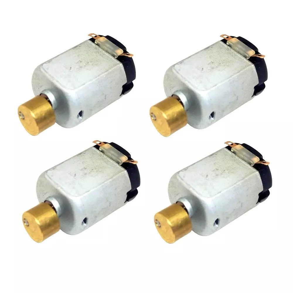 Invento Vibration DC Motor DC 3-6 V Voltage 25x20x15 mm Size 5200 RPM Speed, ISC 1203-X2 (Pack of 4 Pcs)