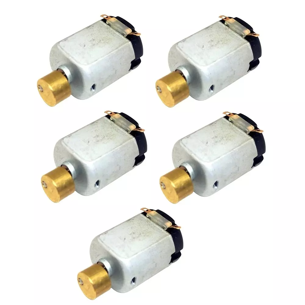 Invento Vibration DC Motor DC 3-6 V Voltage 25x20x15 mm Size 5200 RPM Speed, ISC 1203-X3 (Pack of 5 Pcs)