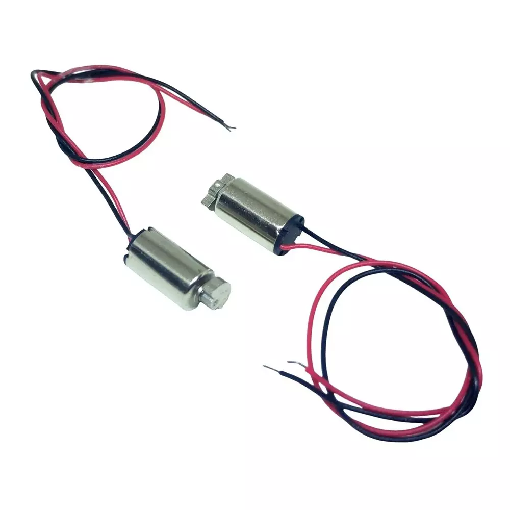 Invento 610 Vibration DC Motor 3.7-4.2 V Voltage 6x10 mm Size 8500 RPM 6 mm Eccentric Weight Diameter, ISC 160-X1 (Pack of 2 Pcs)