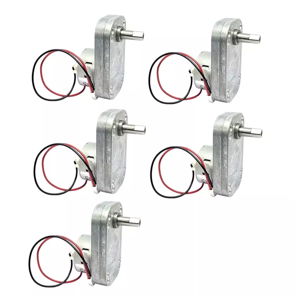 Invento DC Gearbox Motor 12 V DC Working Voltage 10-15 Kg-cm Torque Range 200 RPM Speed, ISC 206-M3 (Pack of 5 Pcs)