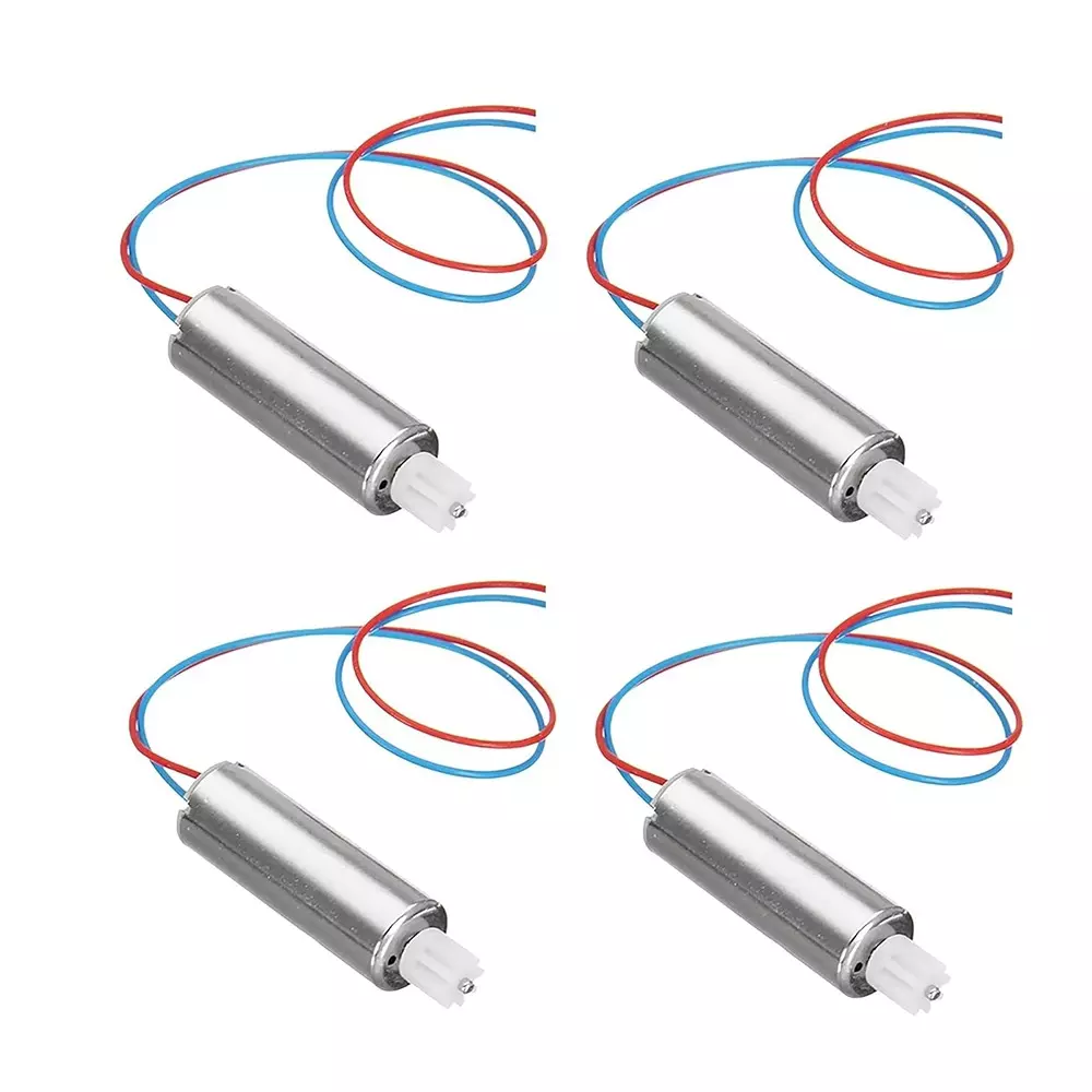 Invento 720 Micro DC Motor 3.7 V Voltage 48000 RPM Speed with 11 Teeth Plastic Gear, ISC 1040-A2 (Pack of 4 Kit)