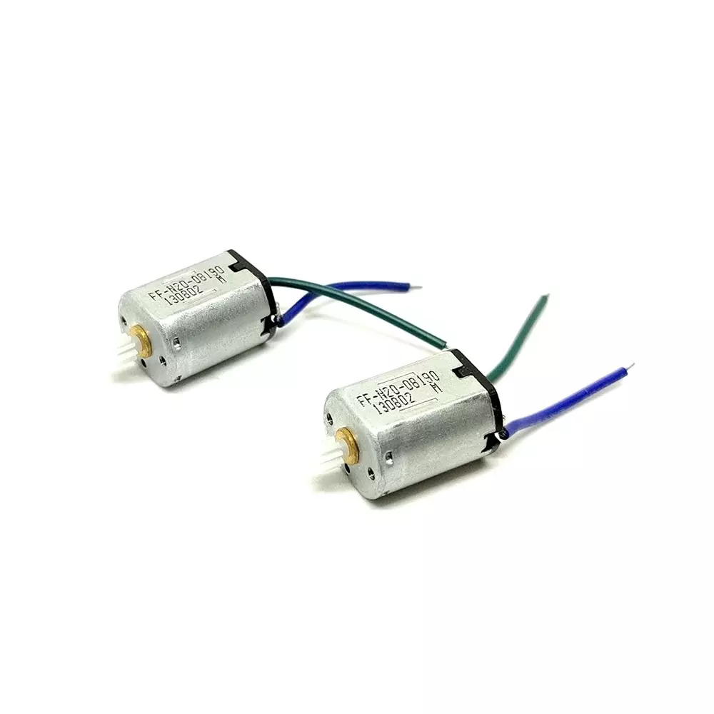 Invento N20 Mini Drone DC Motor 3.7 V Voltage 6000 RPM Speed with 11 Teeth Plastic Gear, ISC 1040-E1 (Pack of 2 Kit)