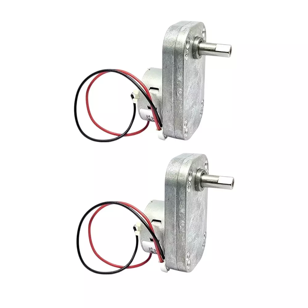 Invento DC Gearbox Motor 12 V DC Working Voltage 10-15 Kg-cm Torque Range 200 RPM Speed, ISC 206-M1 (Pack of 2 Pcs)
