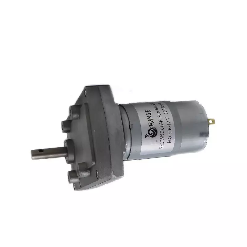 Orange TT555 12V 125RPM Rectangular gearbox DC motor for DIY Project Encoder Compatible
