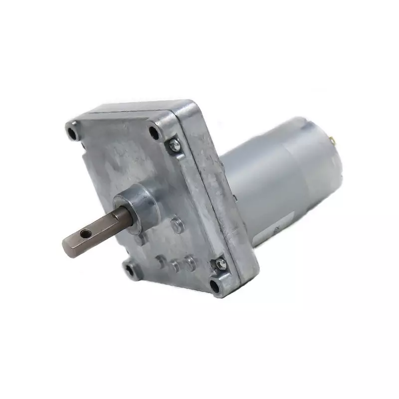 Orange MG555 12V 240RPM Square Gearbox DC motor For DIY Project Encoder Compatible
