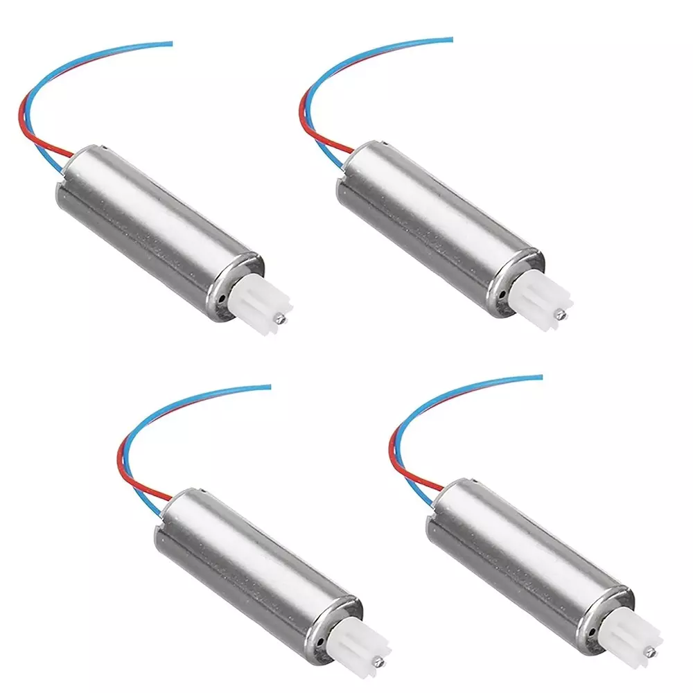 Invento 8520 Micro Coreless DC Motor High-Speed 3.7 V Voltage 39000 RPM Speed with 9 Teeth Plastic Gear, ISC 1169-2 (Pack of 4 Kit)