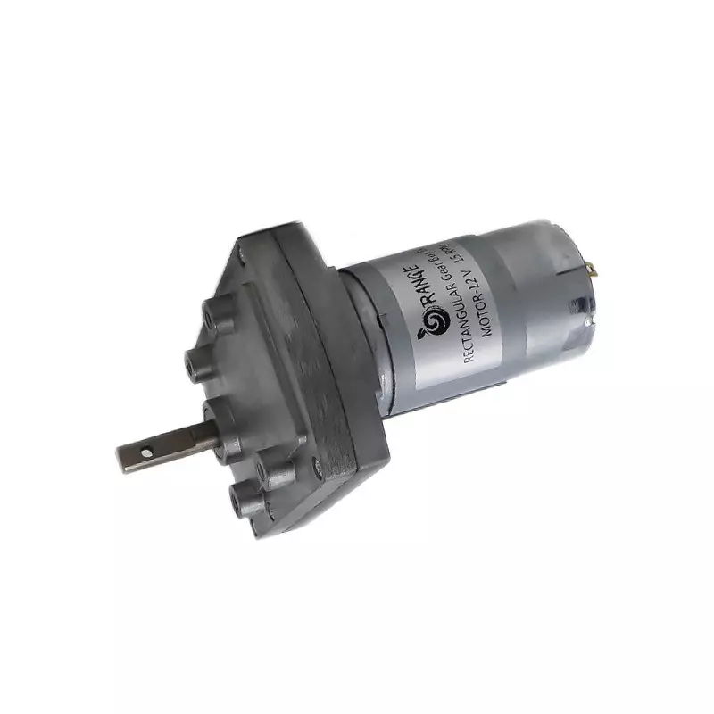 Orange TT555 12V 15RPM Rectangular gearbox DC motor for DIY Project Encoder Compatible, TT555