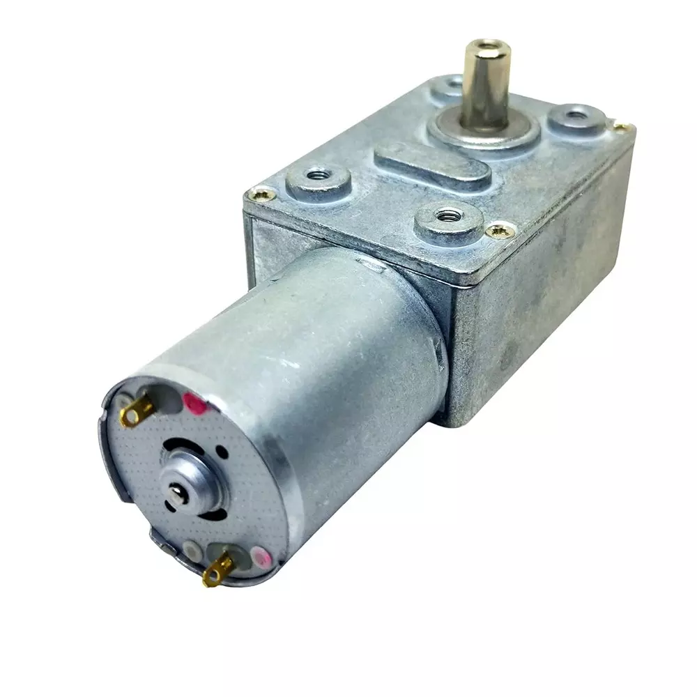 Invento DC Worm Gear Motor 5-12 V Operating Voltage 8-10 Kg-cm Torque 60 RPM Speed 6 mm Shaft Size, ISC 677-M
