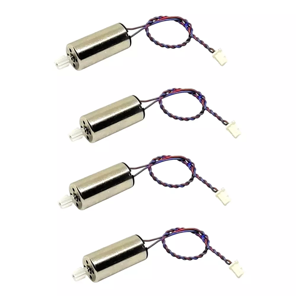 Invento 816 Micro Coreless DC Motor High-Speed 3.7 V Voltage 40000 RPM Speed with 9 Teeth Plastic Gear, ISC 1041-9T-2 (Pack of 4 Kit)