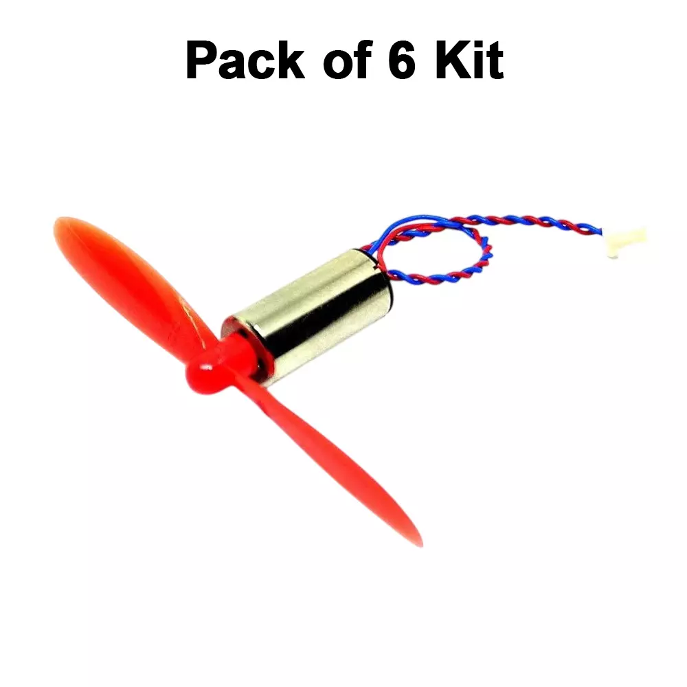 invento-high-speed-micro-coreless-motor-dc-37-v-8x16-mm-40000-rpm-speed-with-55-mm-2-blades-assorted-propeller-isc-1041-55m-2-pack-of-6-kit