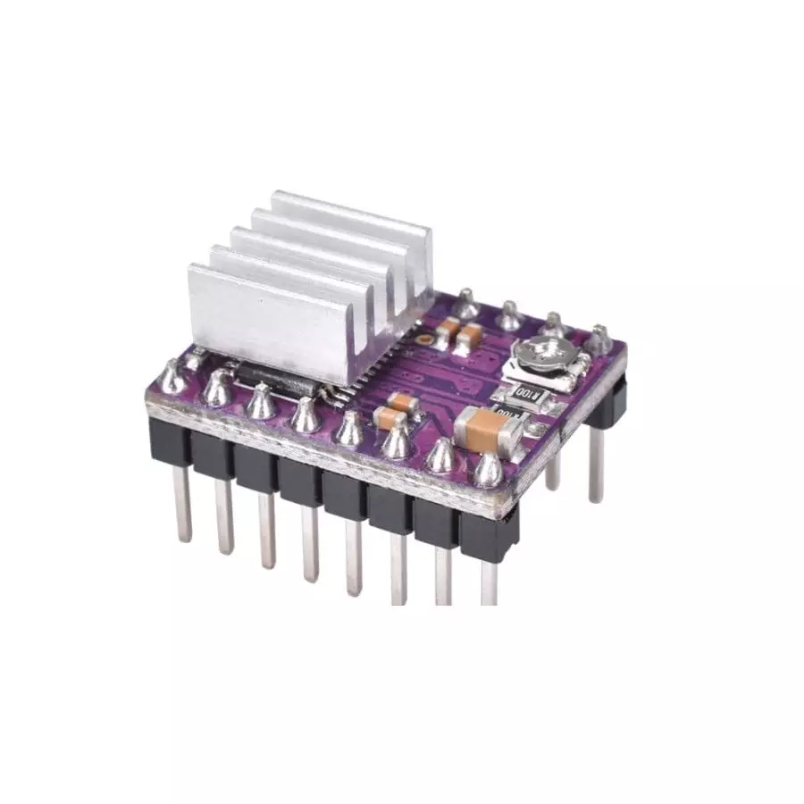 Invento DRV8825 StepStick Stepper Motor Driver Module with Heatsink for 3D Printer Ramps (Pack of 10 Pcs)