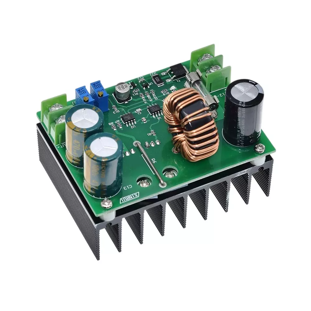 amiciSolar DC-DC Boost Converter Power Supply Module 10 Amp PCB Mount 600 W
