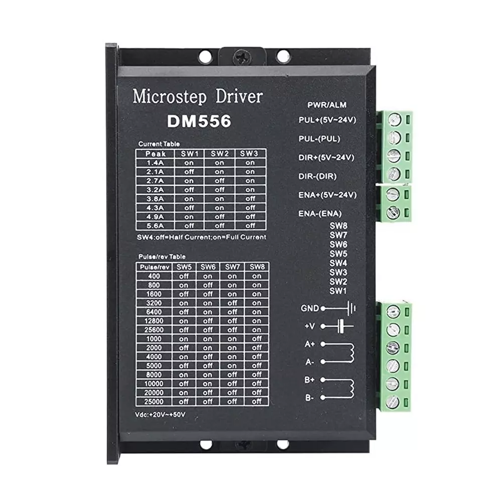 invento-1pcs-dm556-digital-stepper-motor-controller-driver-2-phase-24v--50v-56a-256-subdivision-micro-stepping-for-nema-23-nema-34-cnc-router-engraving-milling-machine