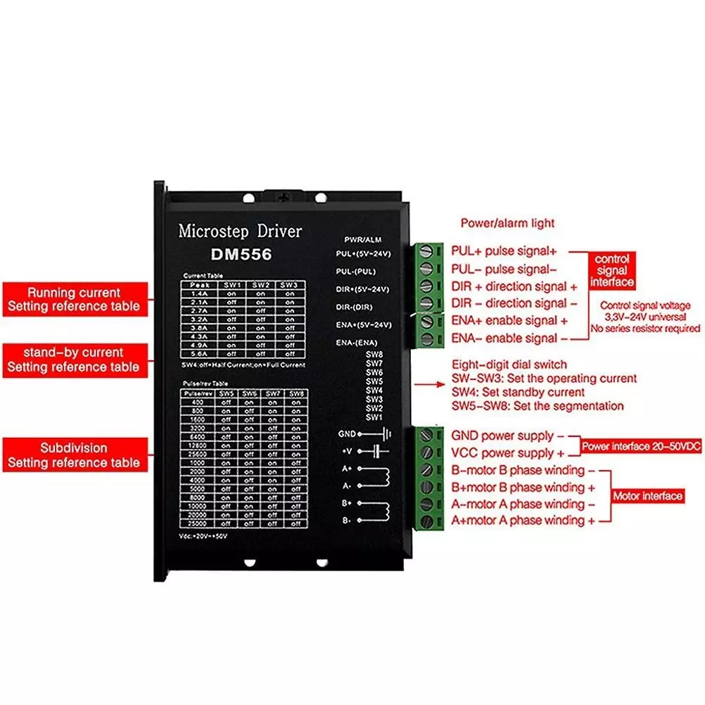 invento-1pcs-dm556-digital-stepper-motor-controller-driver-2-phase-24v--50v-56a-256-subdivision-micro-stepping-for-nema-23-nema-34-cnc-router-engraving-milling-machine