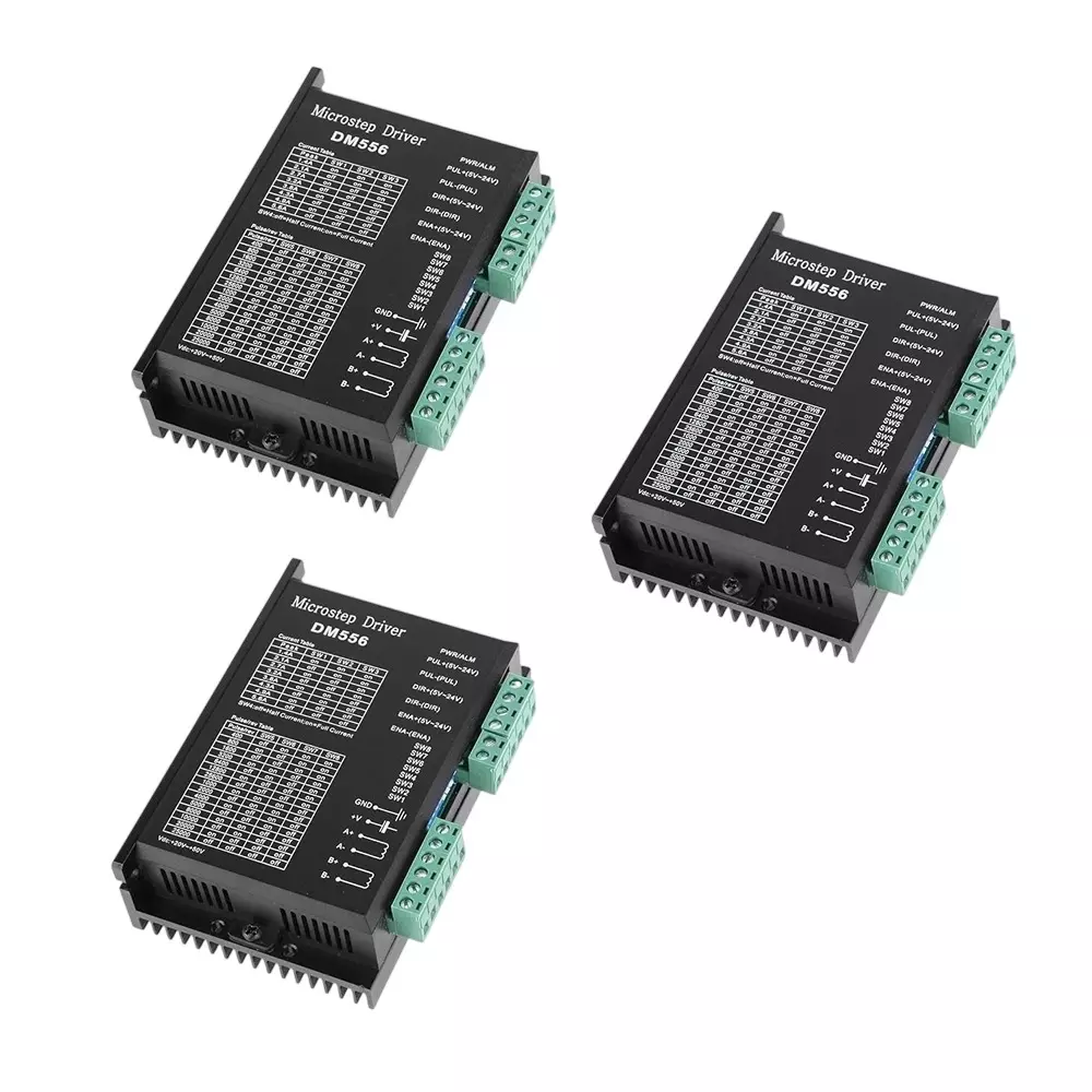 Invento Microstep Driver 2-Phase 24-50 V Input Voltage 5.6 A Maximum Output Current, DM556 (Pack of 3 Pcs)
