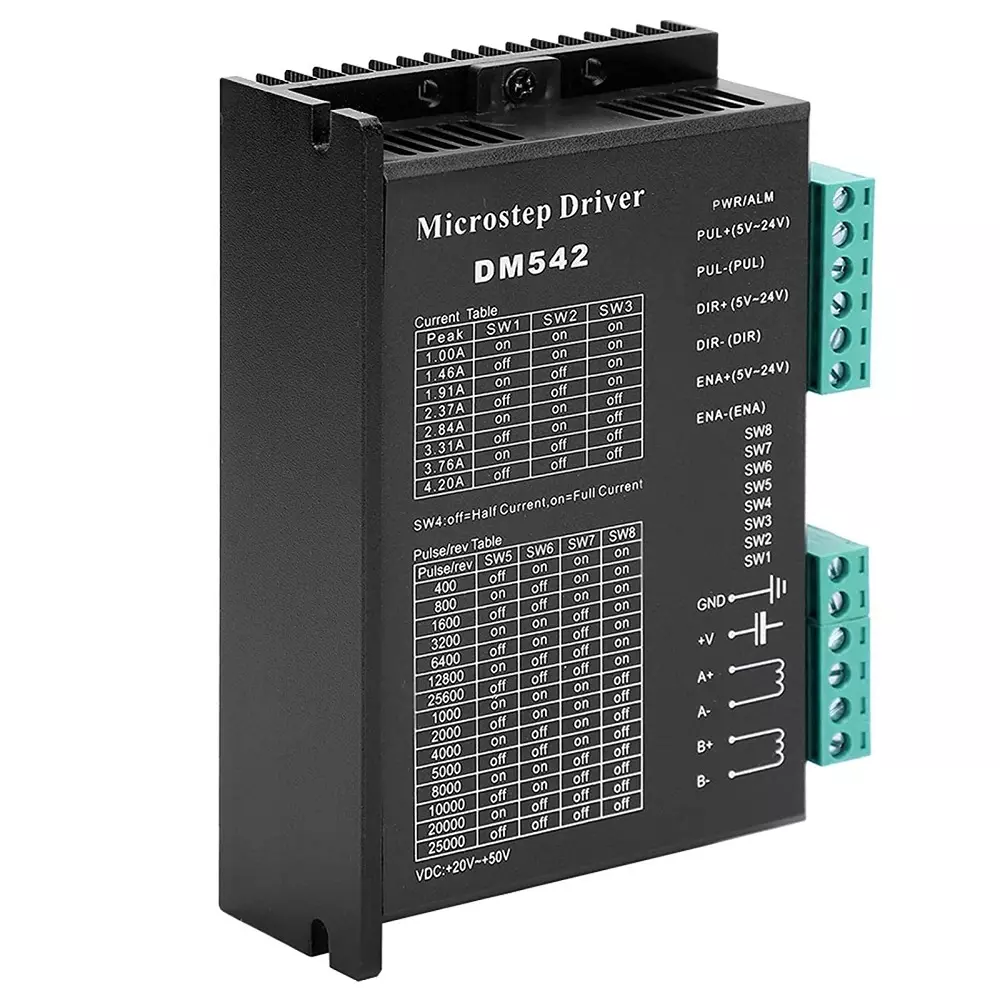 Invento Microstep Driver 2-Phase 20-50 V Input Voltage 4.2 A Output Current, DM542