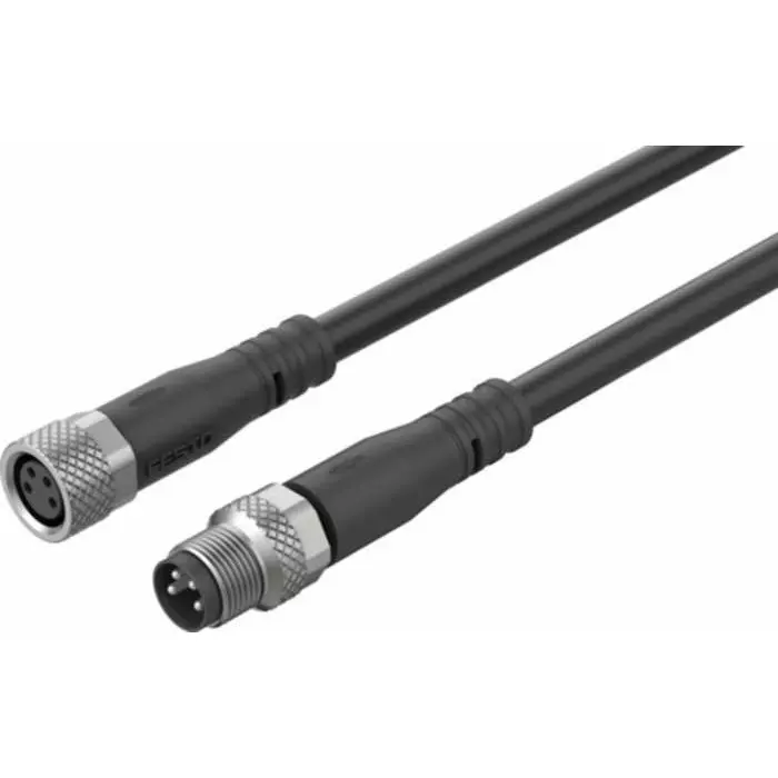 Festo NEBL Series Cable for Use with Controllers, 7.5 m Length, 0 - 30 V, NEBL-M8G4-E-7.5-N-M8G4