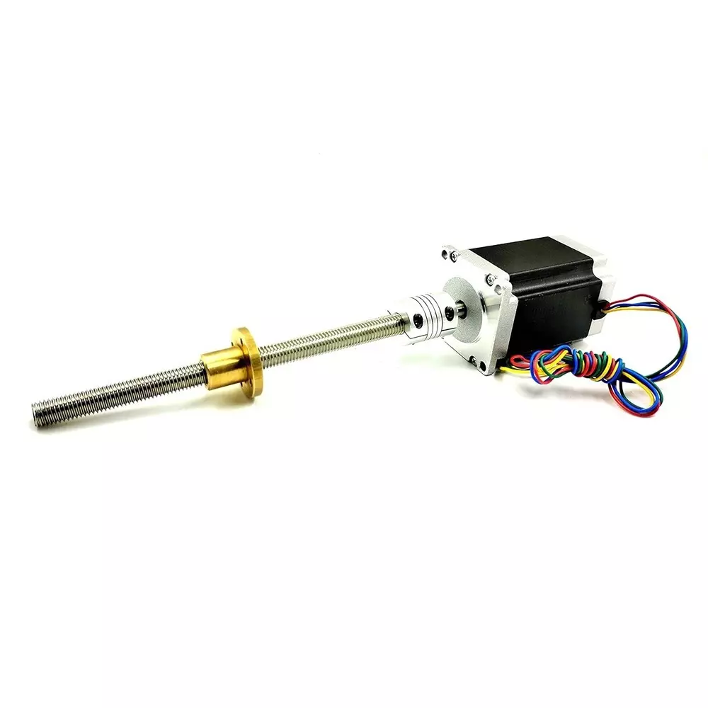 invento-nema-23-stepper-motor-25-kg-cm-holding-torque-tb6600-stepper-driver-flexible-coupling-150-mm-length-m12-175-mm-pitch-threaded-rod-brass-nut-isc-1206-a1