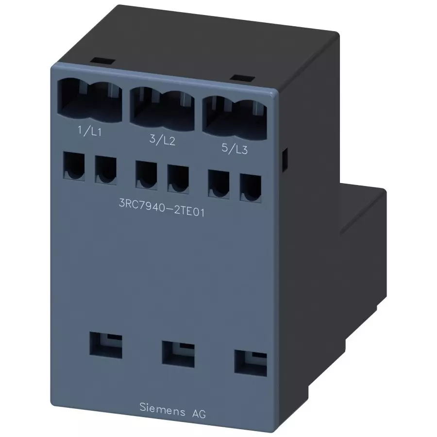 Siemens 3RC7 Series Adapter for Use with 3RC7 With Contactor Size S0, 45mm Length, 3RC7940-2TE01