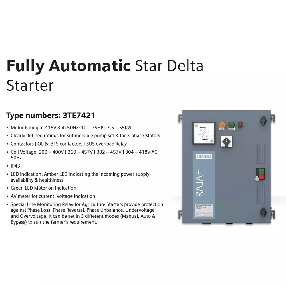 siemens-50-hp-fully-automatic-star-delta-starter-3-phase-and-36-45-a-relay-range-3te7421-8mc33-1ar0