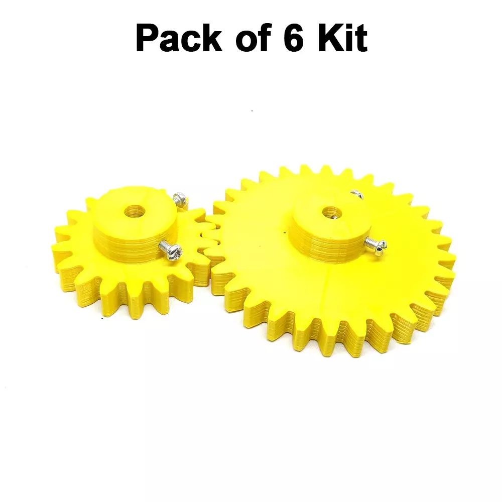 invento-3d-printed-spur-gear-plastic-18-teeth-50-mm-30-teeth-80-mm-25-module-yellow-isc-1916-11c-5m-pack-of-6-kit