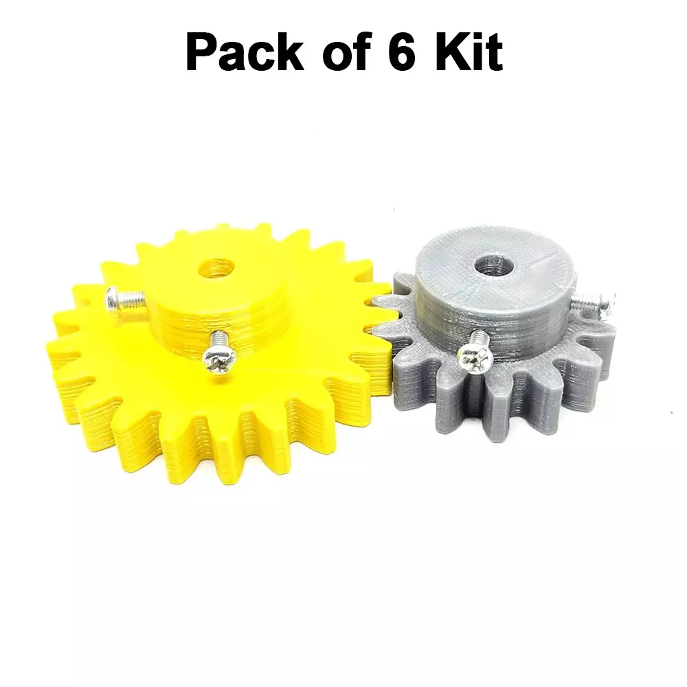 invento-3d-printed-spur-gear-plastic-14-teeth-40-mm-22-teeth-60-mm-25-module-grey-yellow-isc-1916-6c-5m-pack-of-6-kit