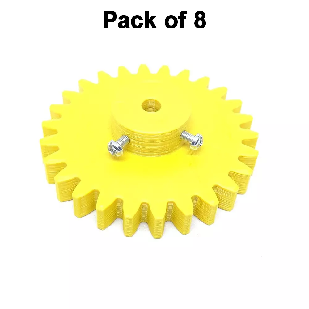 invento-3d-printed-spur-gear-plastic-26-teeth-70-mm-outer-diameter-25-module-yellow-isc-1913-4-pack-of-8-pcs