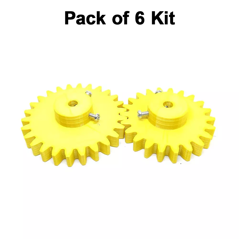 invento-3d-printed-spur-gear-plastic-22-teeth-60-mm-26-teeth-70-mm-25-module-yellow-isc-1916-12c-8m-pack-of-6-kit
